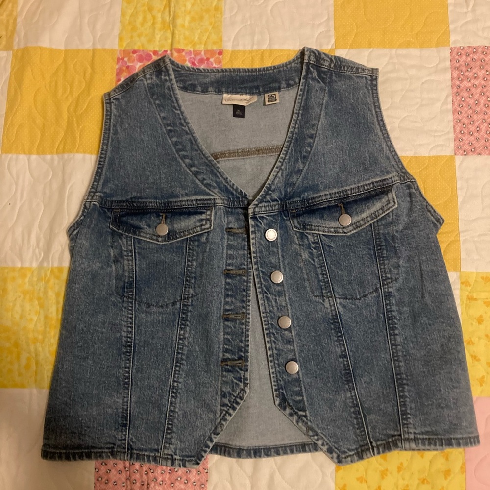 Universal Thread Light Blue Denim Vest